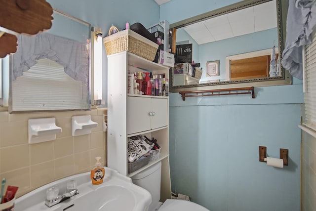 117 Hill Rd, Ardmore, TN 38449 - half bathroom with toilet and a sink