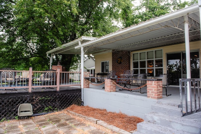 4295 Cairo Bend Rd, Lebanon, TN 37087 - view of wooden terrace