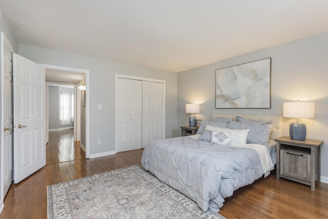 217 Ellington Pl, Madison, TN 37115 - bedroom featuring wood finished floors and a closet