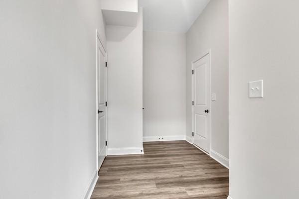 187 Charleston Ave, Pleasant View, TN 37146 - hallway featuring wood finished floors and baseboards