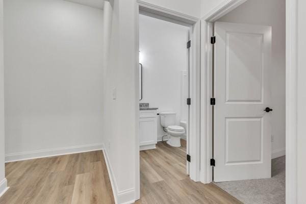 199 Charleston Ave, Pleasant View, TN 37146 - hall with light wood-type flooring and baseboards