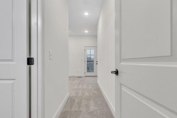 199 Charleston Ave, Pleasant View, TN 37146 - hallway with light colored carpet and recessed lighting