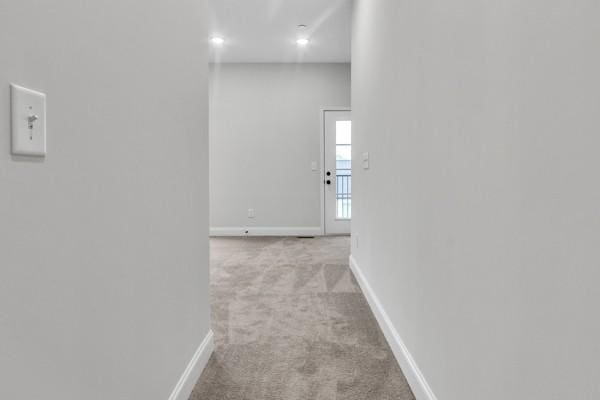 195 Charleston Ave, Pleasant View, TN 37146 - hall with light colored carpet and recessed lighting