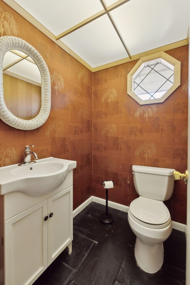 305 Myers Ter, Carthage, TN 37030 - half bathroom featuring baseboards and vanity