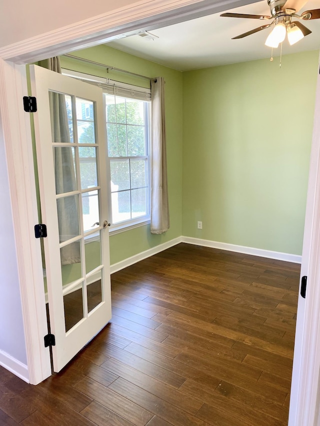 1808 Luke Ct, Columbia, TN 38401 - unfurnished room featuring dark wood-style floors and a ceiling fan