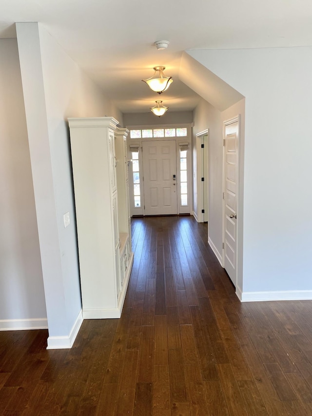 1808 Luke Ct, Columbia, TN 38401 - foyer featuring dark wood-style flooring and baseboards