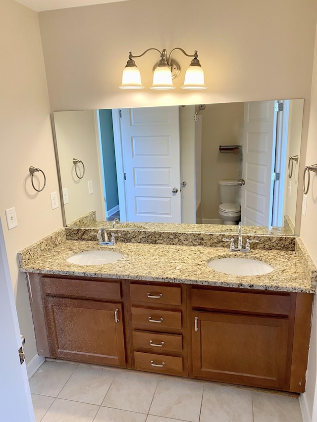 1808 Luke Ct, Columbia, TN 38401 - full bathroom featuring double vanity and tile patterned floors
