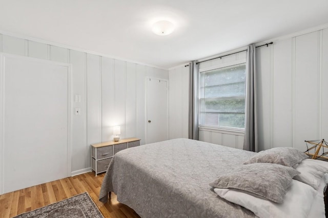 3721 Wharton Dr, Nashville, TN 37211 - bedroom featuring a decorative wall and light wood finished floors