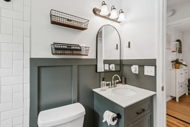 3721 Wharton Dr, Nashville, TN 37211 - bathroom featuring vanity and wood finished floors