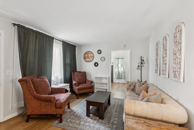 3721 Wharton Dr, Nashville, TN 37211 - living room with wood finished floors