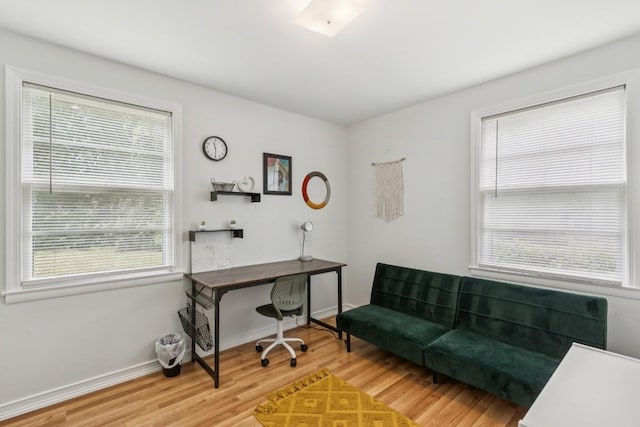 3721 Wharton Dr, Nashville, TN 37211 - home office featuring plenty of natural light and wood finished floors