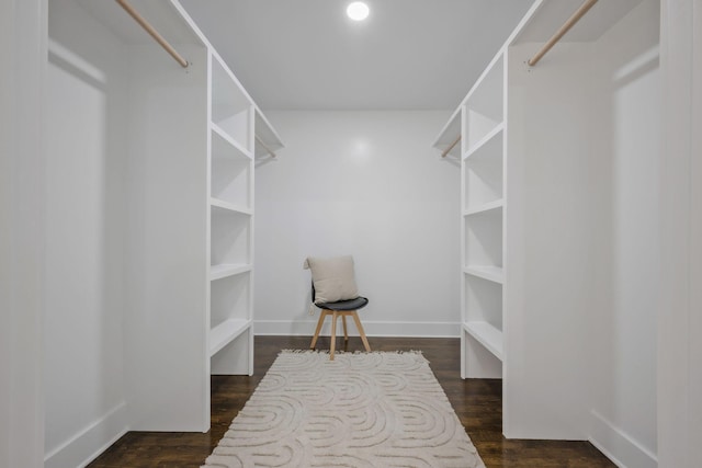 704 Pond Rd, Dickson, TN 37055 - walk in closet with dark wood finished floors