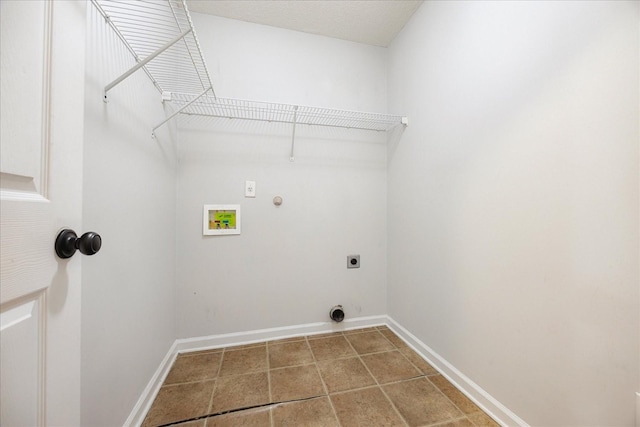 1117 Cross Wood Ln, Cordova, TN 38018 - laundry room featuring electric dryer hookup, washer hookup, hookup for a gas dryer, and tile patterned floors