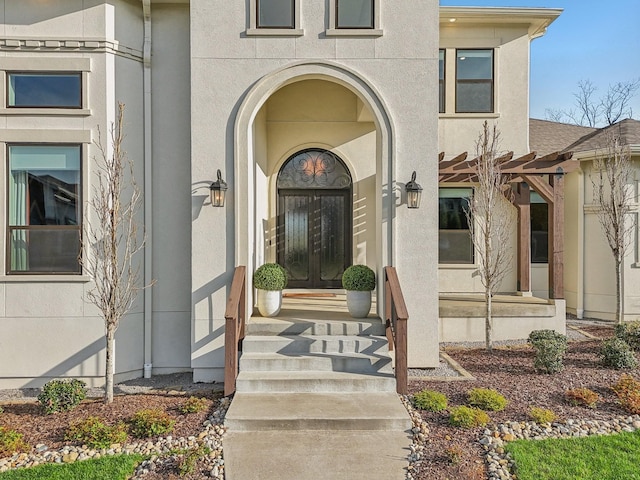 6004 Lookaway Cir, Franklin, TN 37067 - entrance to property with stucco siding