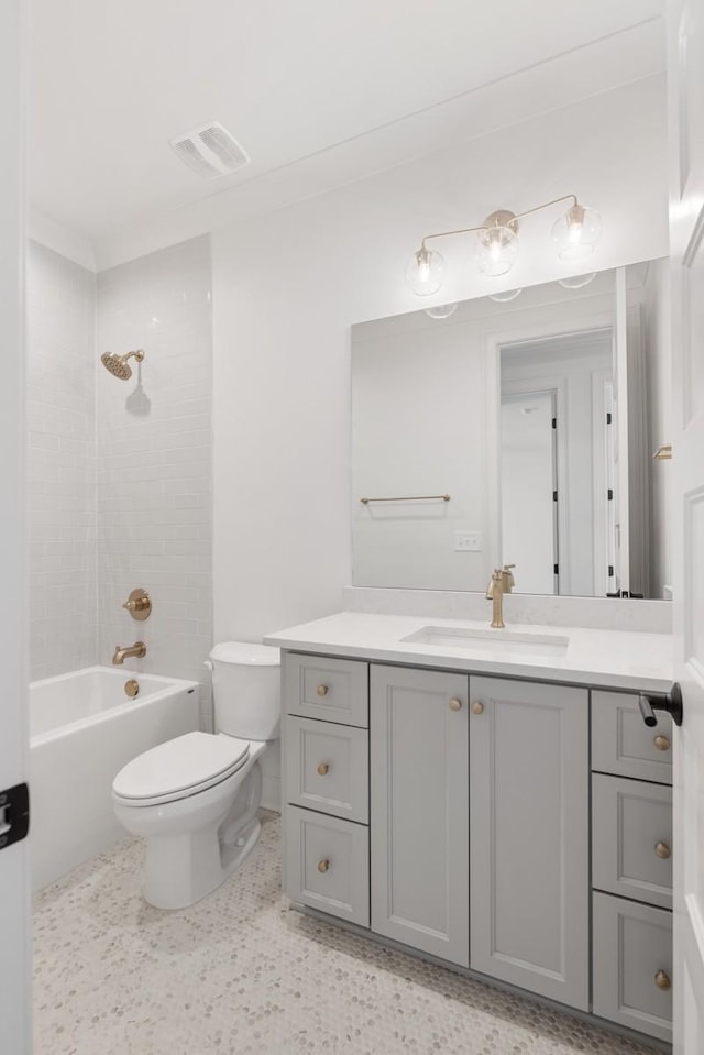 7018 Southvale Blvd, Franklin, TN 37064 - full bathroom with vanity and bathing tub / shower combination