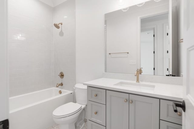 7018 Southvale Blvd, Franklin, TN 37064 - full bathroom featuring vanity and washtub / shower combination