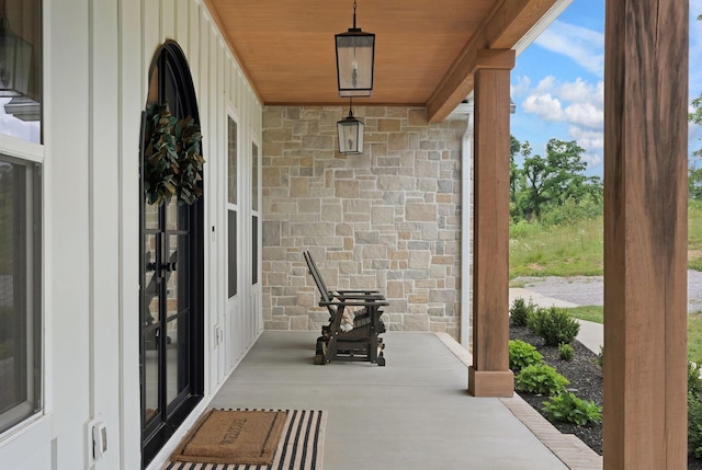 1744 Blackburn Ln, Spring Hill, TN 37174 - view of covered porch