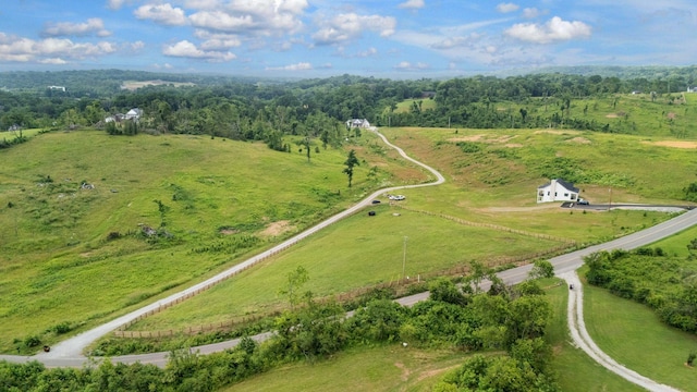 1744 Blackburn Ln, Spring Hill, TN 37174 - aerial overview of property's location featuring rural landscape