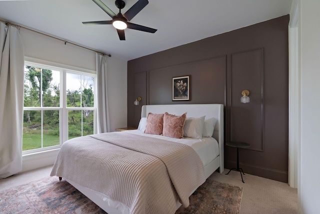1744 Blackburn Ln, Spring Hill, TN 37174 - bedroom featuring carpet floors and a ceiling fan