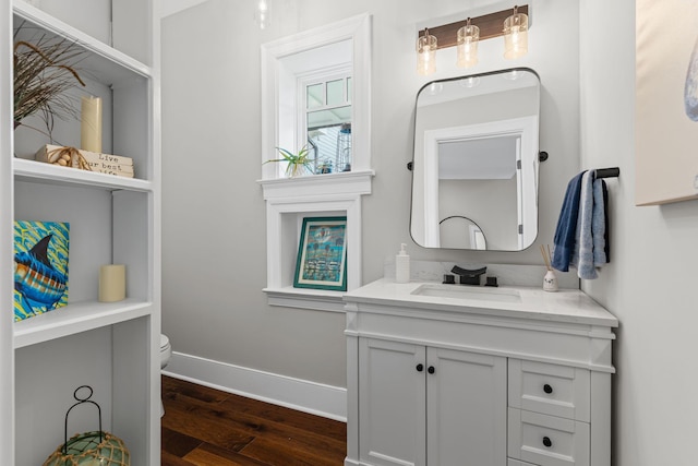 541 Lakeview Cir, Mount Juliet, TN 37122 - bathroom with wood finished floors and vanity