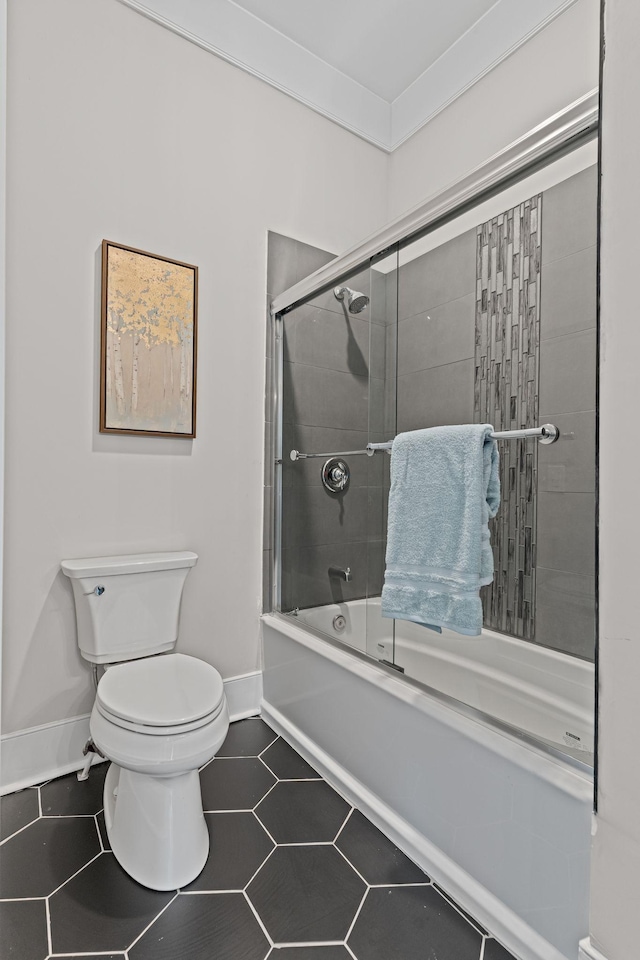 541 Lakeview Cir, Mount Juliet, TN 37122 - bathroom with combined bath / shower with glass door and tile patterned floors