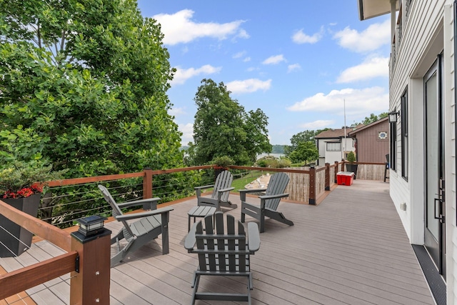 541 Lakeview Cir, Mount Juliet, TN 37122 - view of wooden terrace