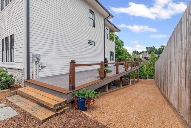 541 Lakeview Cir, Mount Juliet, TN 37122 - view of side of home with a wooden deck