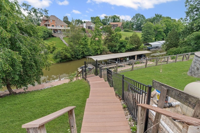 541 Lakeview Cir, Mount Juliet, TN 37122 - dock featuring a water view and boat lift