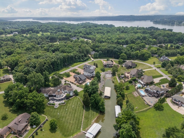 541 Lakeview Cir, Mount Juliet, TN 37122 - aerial view of property's location featuring a large body of water