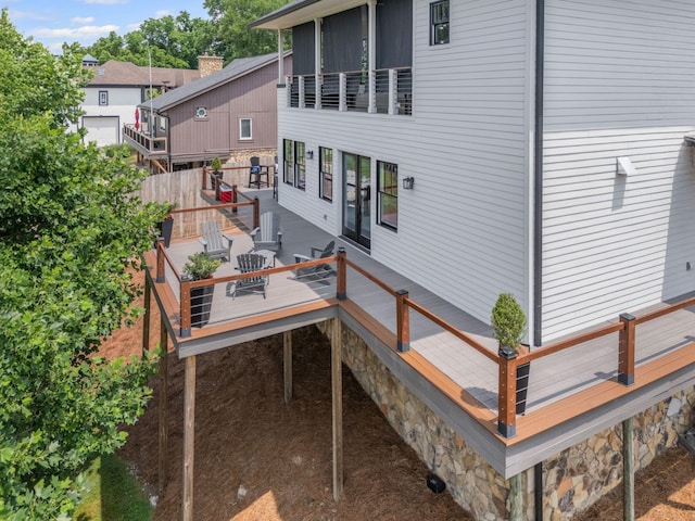541 Lakeview Cir, Mount Juliet, TN 37122 - rear view of house featuring a wooden deck
