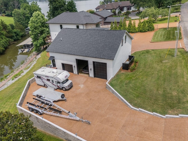 541 Lakeview Cir, Mount Juliet, TN 37122 - aerial view of property and surrounding area with a large body of water