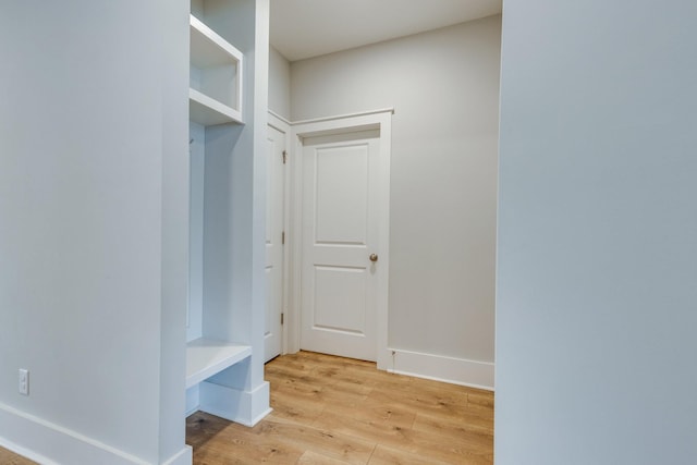 2110 Lequire Ln, Spring Hill, TN 37174 - mudroom featuring light wood-style floors and baseboards