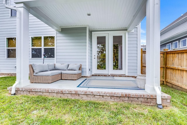 2110 Lequire Ln, Spring Hill, TN 37174 - property entrance with an outdoor living space