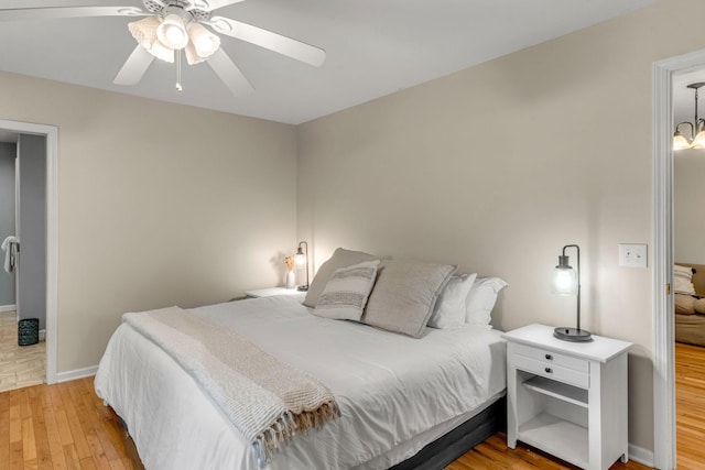 3316 Burr Rd, Springfield, TN 37172 - bedroom featuring light wood finished floors and ceiling fan