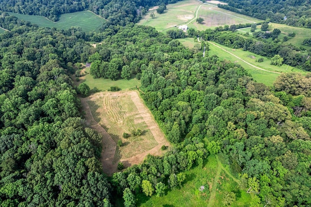 3316 Burr Rd, Springfield, TN 37172 - aerial overview of property's location with a forest and rural landscape