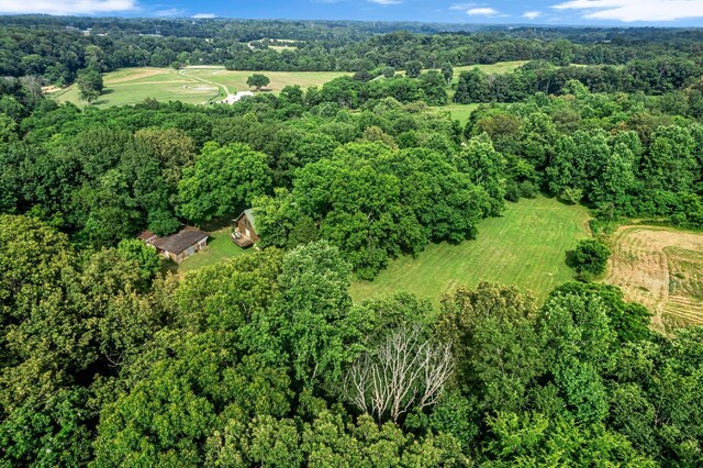 3316 Burr Rd, Springfield, TN 37172 - aerial view of property and surrounding area with a forest