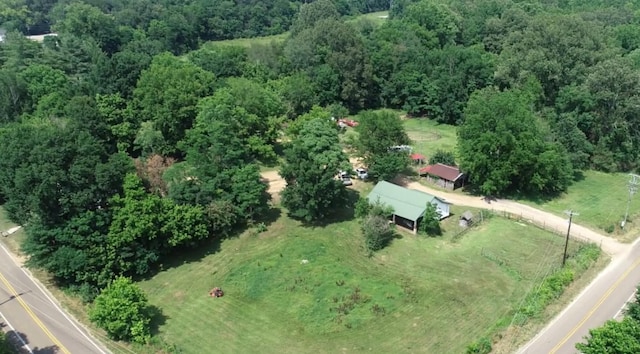 175 State Route 22a S, Jacks Creek, TN 38347 - aerial view of property's location featuring a forest