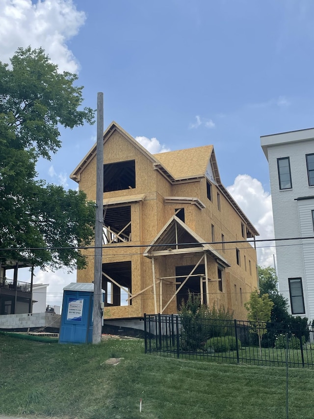 1008 Argyle Ave, Nashville, TN 37203 - back of house with stucco siding