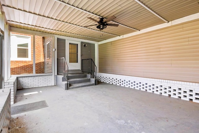 119 N Forrest Ave, Camden, TN 38320 - view of patio / terrace featuring a ceiling fan