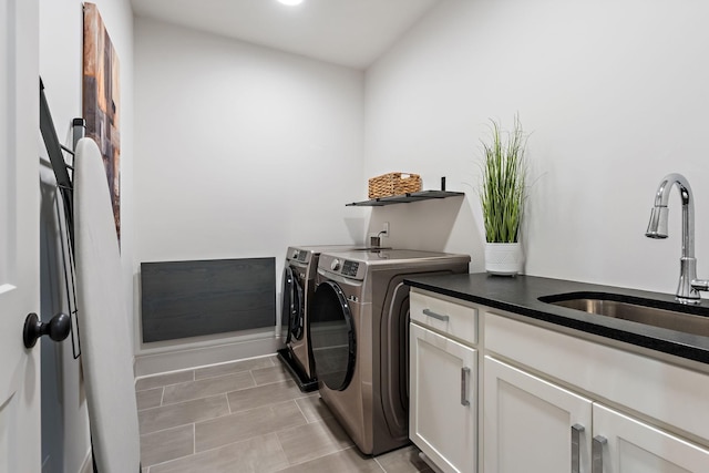 1931 Warfield Dr, Nashville, TN 37215 - laundry room with washing machine and clothes dryer and cabinet space