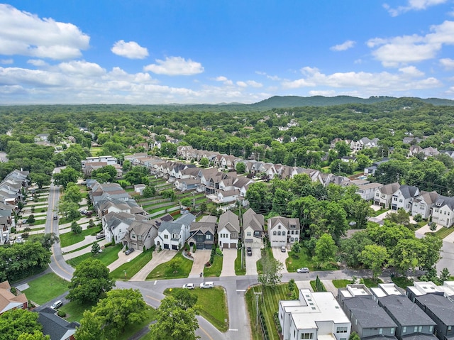 1931 Warfield Dr, Nashville, TN 37215 - aerial perspective of suburban area with a mountain backdrop