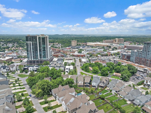 1931 Warfield Dr, Nashville, TN 37215 - aerial view of property and surrounding area featuring nearby urban area