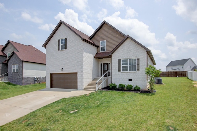 1331 Juniper Pass, Clarksville, TN 37043 - traditional home featuring brick siding, a garage, and concrete driveway