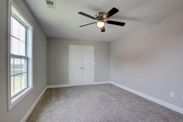 1331 Juniper Pass, Clarksville, TN 37043 - unfurnished bedroom with carpet floors, a closet, and ceiling fan