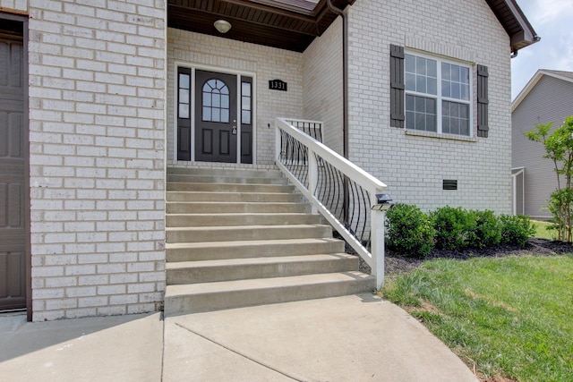 1331 Juniper Pass, Clarksville, TN 37043 - view of exterior entry featuring brick siding