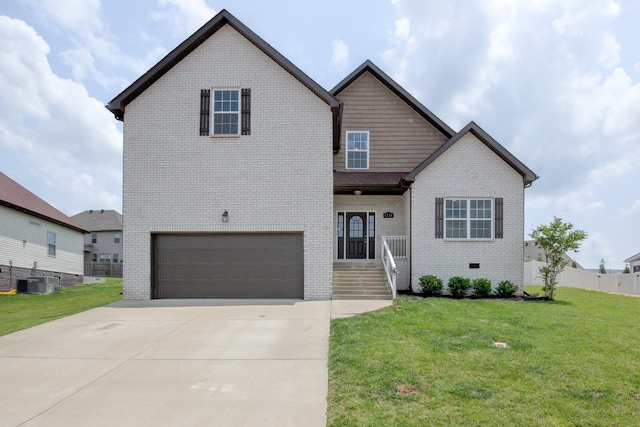 1331 Juniper Pass, Clarksville, TN 37043 - traditional-style house featuring a garage, brick siding, and driveway