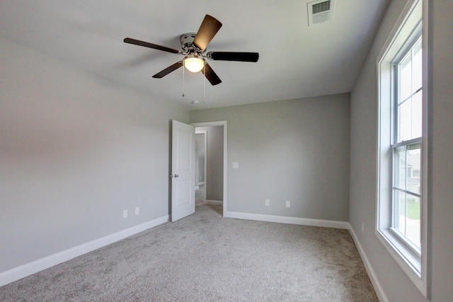 1331 Juniper Pass, Clarksville, TN 37043 - carpeted empty room with baseboards and ceiling fan