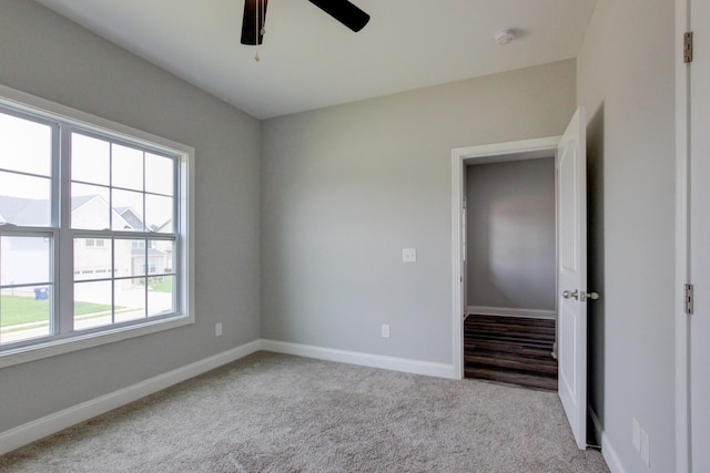 1331 Juniper Pass, Clarksville, TN 37043 - carpeted spare room with ceiling fan and baseboards