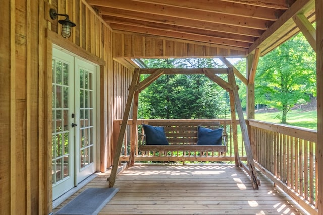 5191 Still House Hollow Rd, Franklin, TN 37064 - deck with french doors