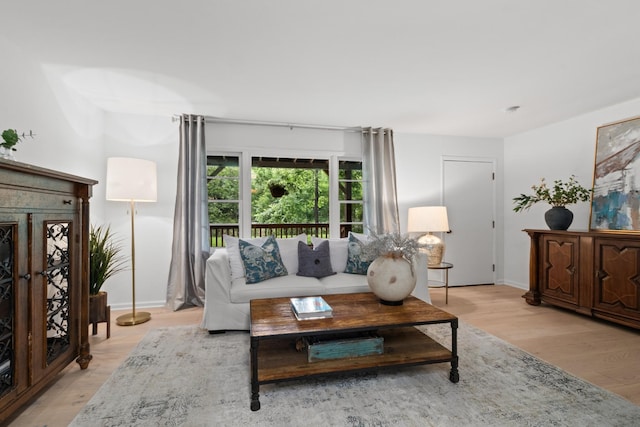 5191 Still House Hollow Rd, Franklin, TN 37064 - living room with light wood finished floors and baseboards